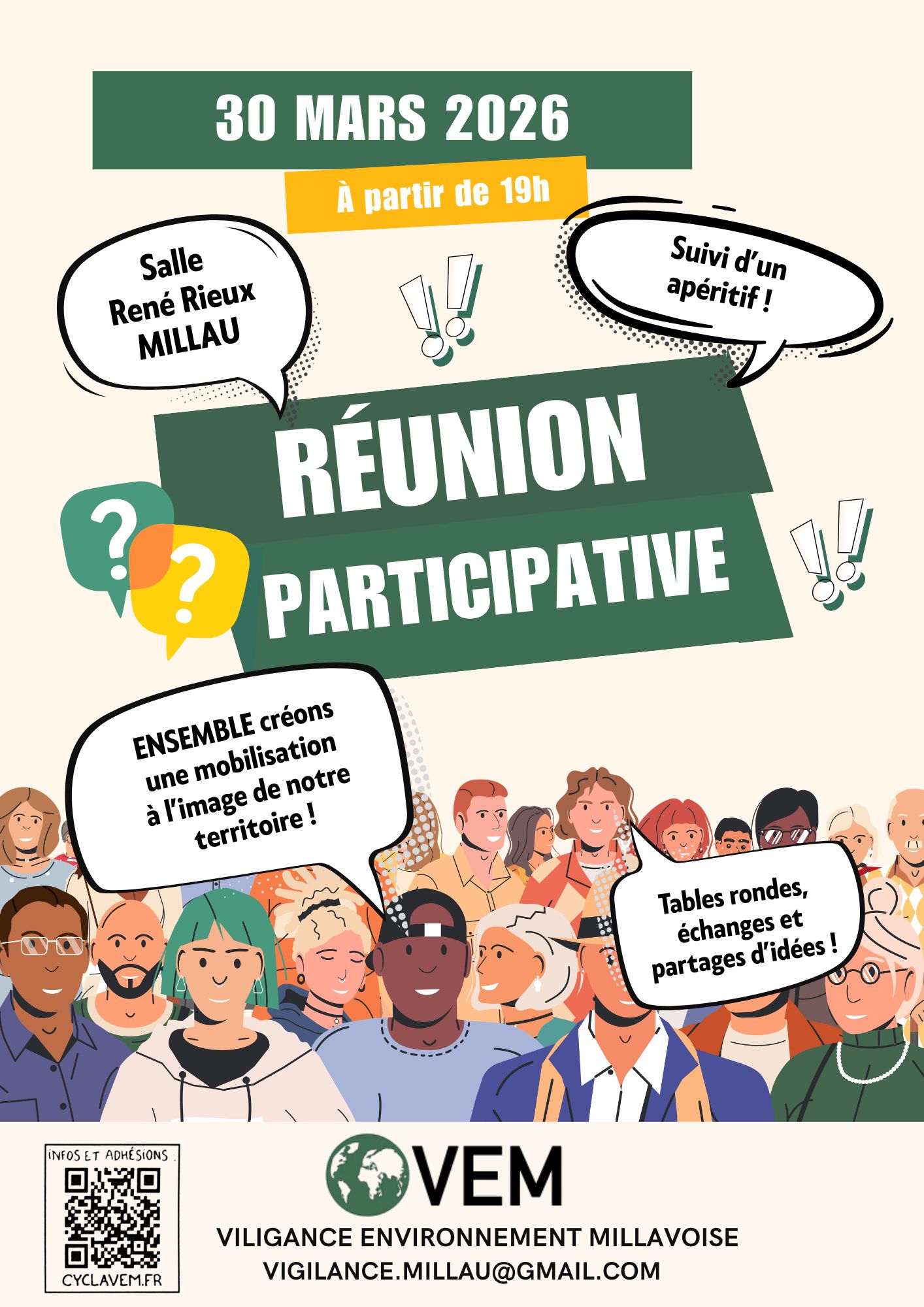 Cyclamen Millau - réunion participâtive 30 mars